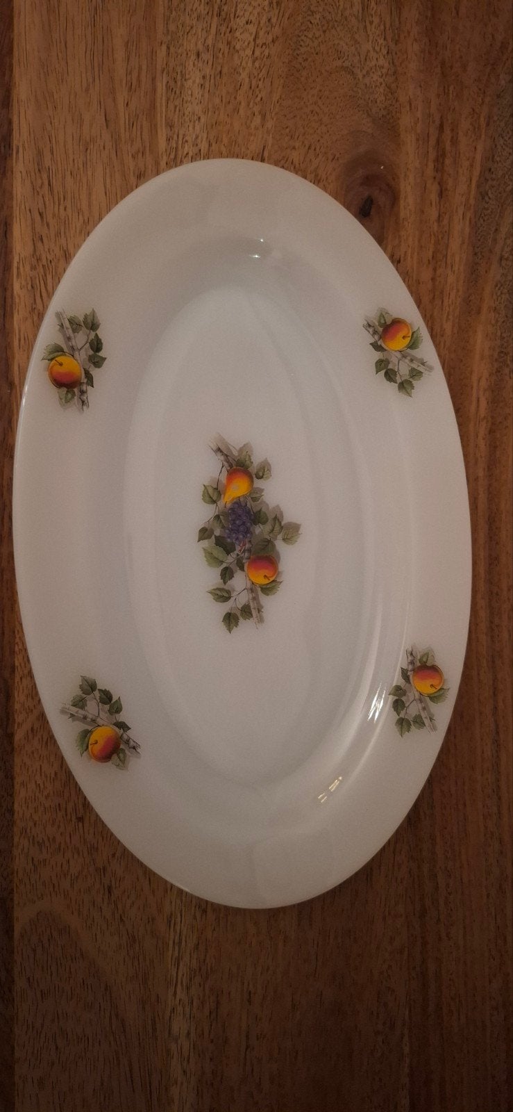 Schaal met fruit Arcopal en 7 eierdopjes, Antiek en Kunst, Ophalen