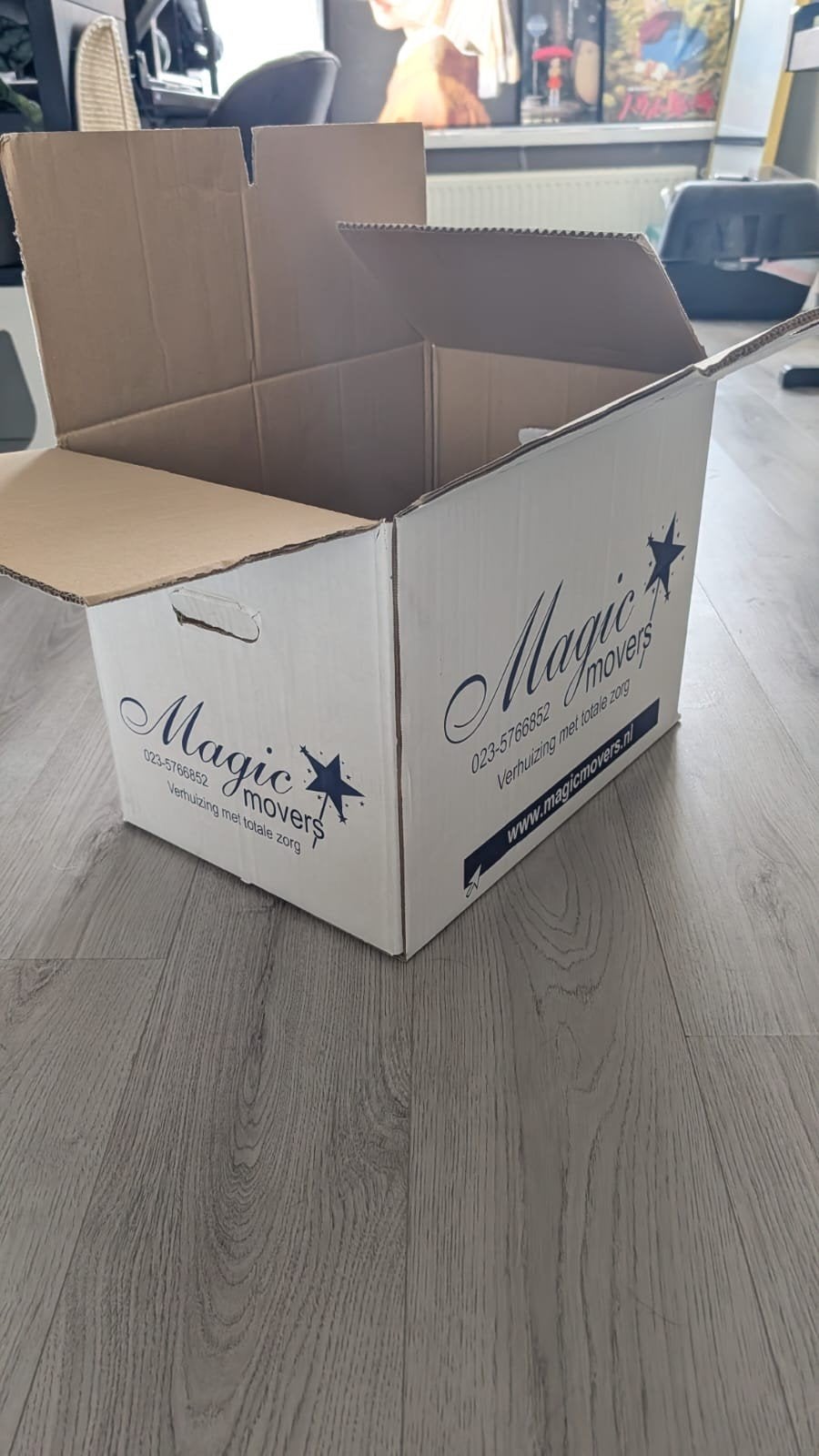20 stuks stevige Magic Movers Verhuisdozen 55L, Ophalen, Doos, Opvouwbaar, Minder dan 50 cm