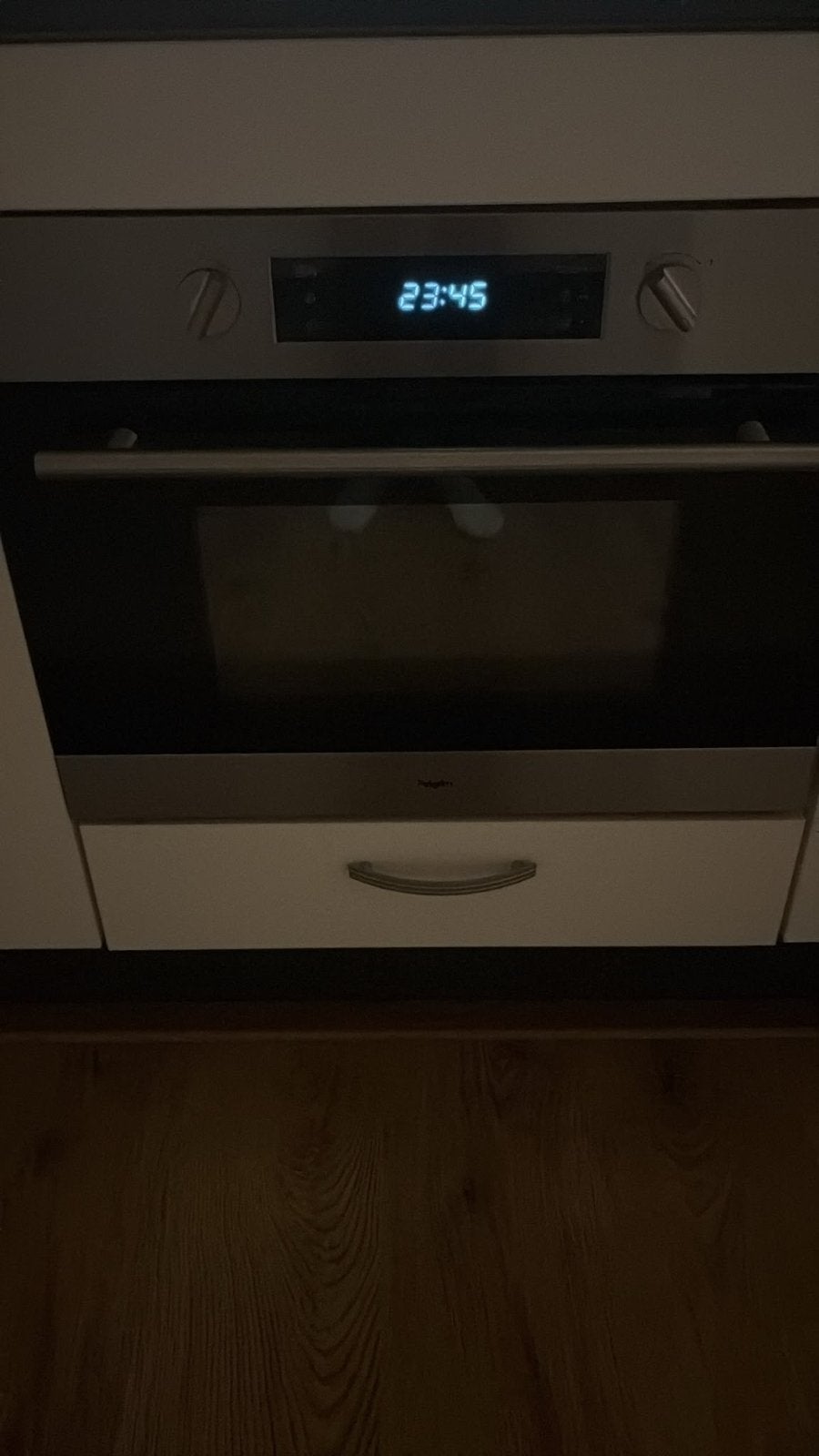 Pelgrim MAC496RVS Combi-magnetron met turbohetelucht, Gebruikt, Minder dan 45 cm, Ophalen of Verzenden, Inbouw