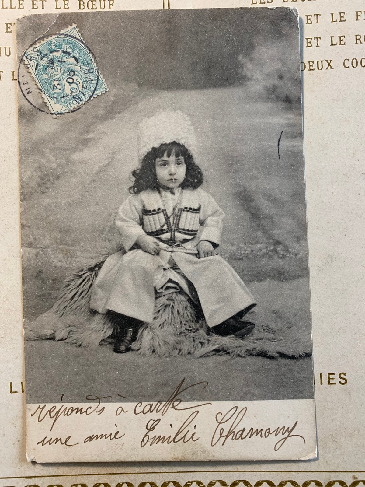 1905 Kindje in klederdracht (NN), Verzamelen, Ophalen of Verzenden, Voor 1920, Gelopen, Kinderen