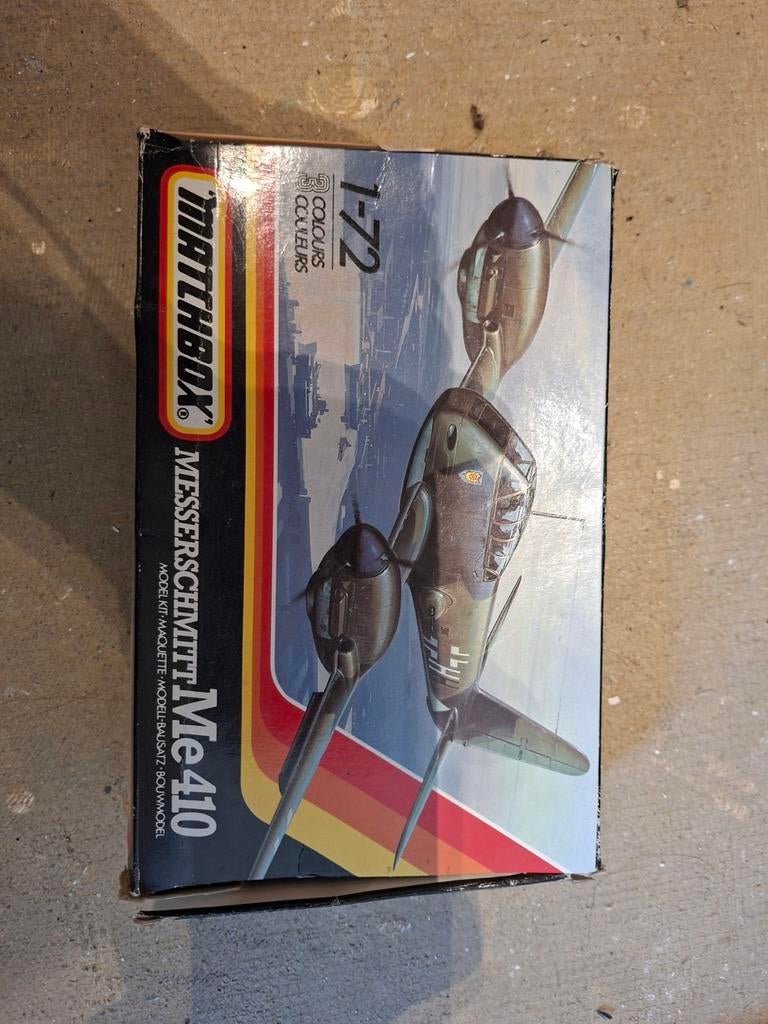Matchbox Messerschmitt Me 410 modelbouw vliegtuig 1:72, Hobby en Vrije tijd, Modelbouw | Vliegtuigen en Helikopters, Overige merken