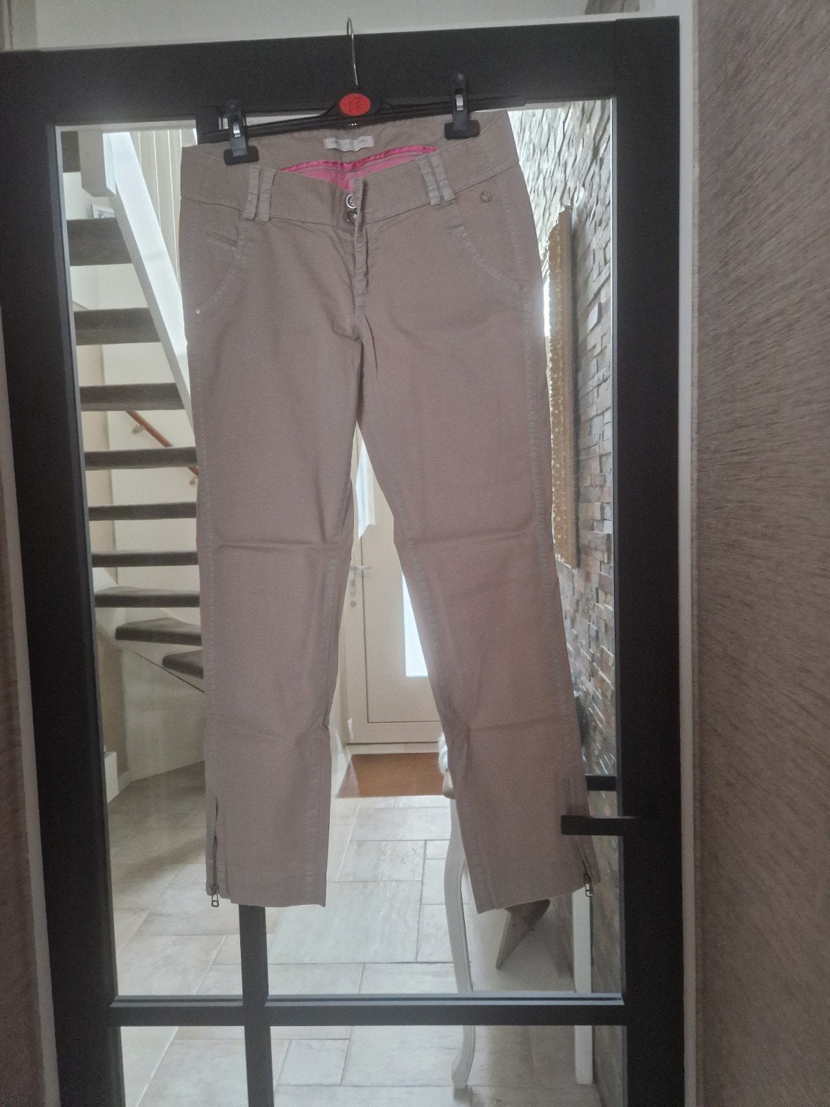 Te koop beige damesbroek, merk MAC, maat 40, Maat 38/40 (M), Beige, MAC, Ophalen of Verzenden