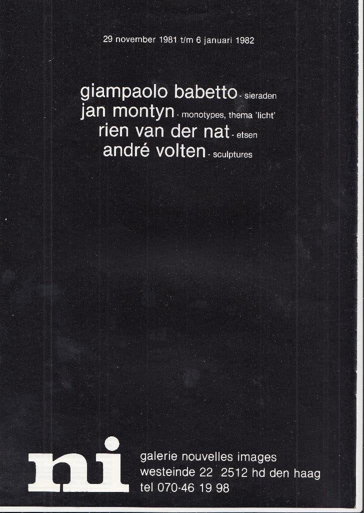 Tijdschrift advertentie affiche - Galerie Nouvelles Images, Ophalen of Verzenden