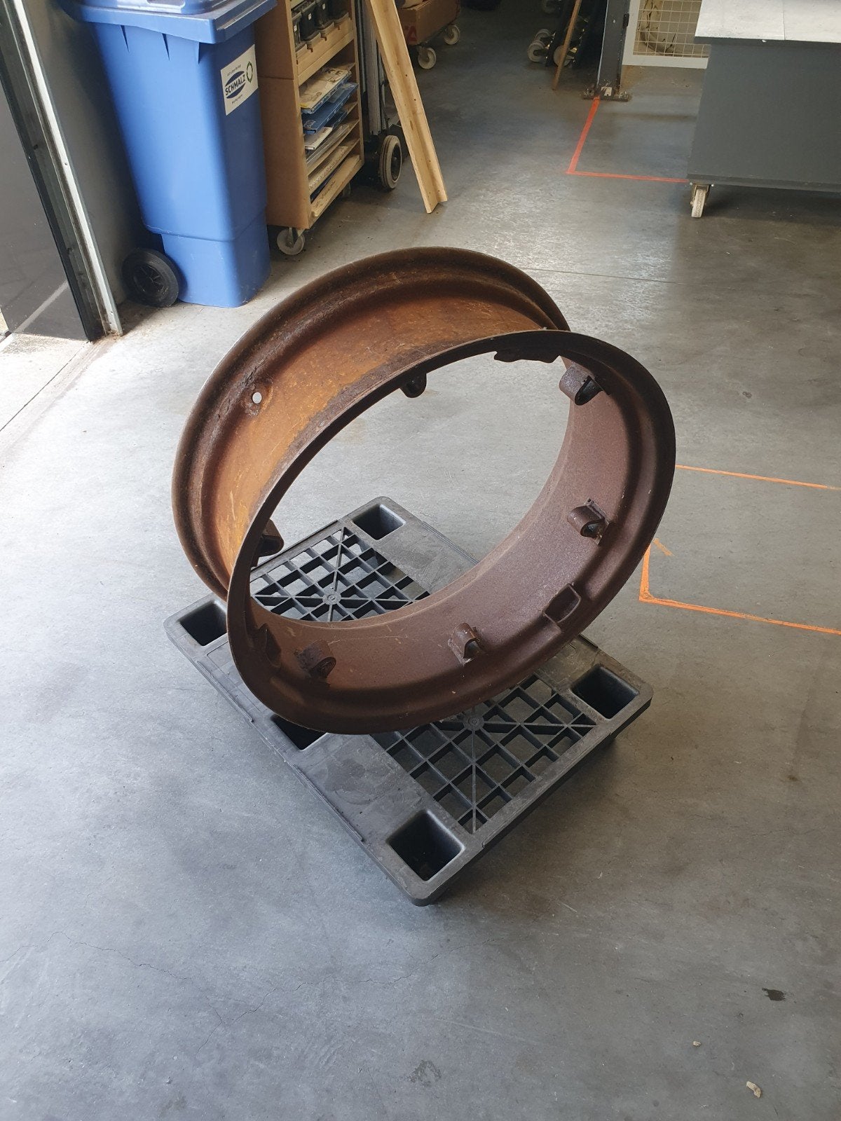 1x velg passend voor Fordson Dexta, Ophalen of Verzenden