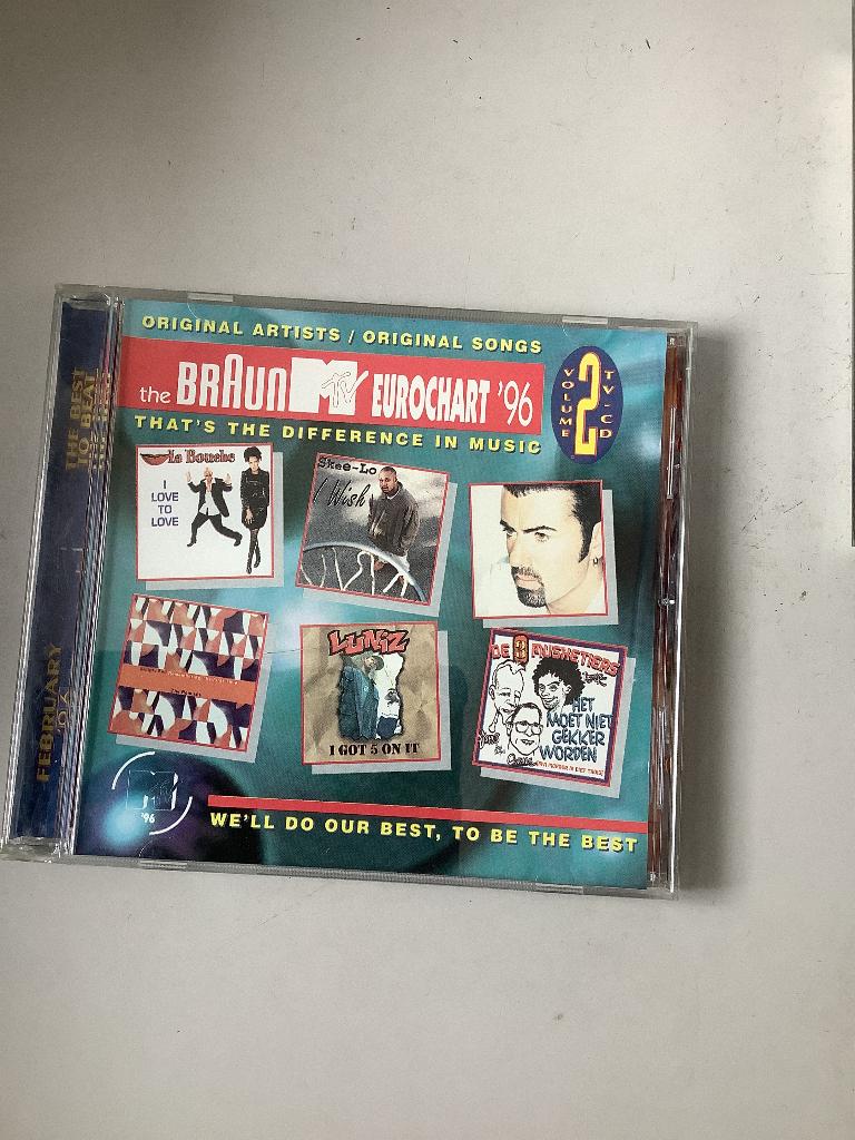 The Braun MTV eurochart 96 volume 2, Verzenden, Zo goed als nieuw, Pop