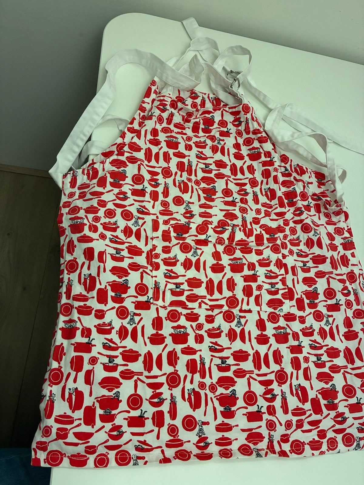 2 kinderSchorts met kookgerei print - 100% katoen, Overige typen, Ophalen of Verzenden, Meerkleurig, Natuurlijk materiaal