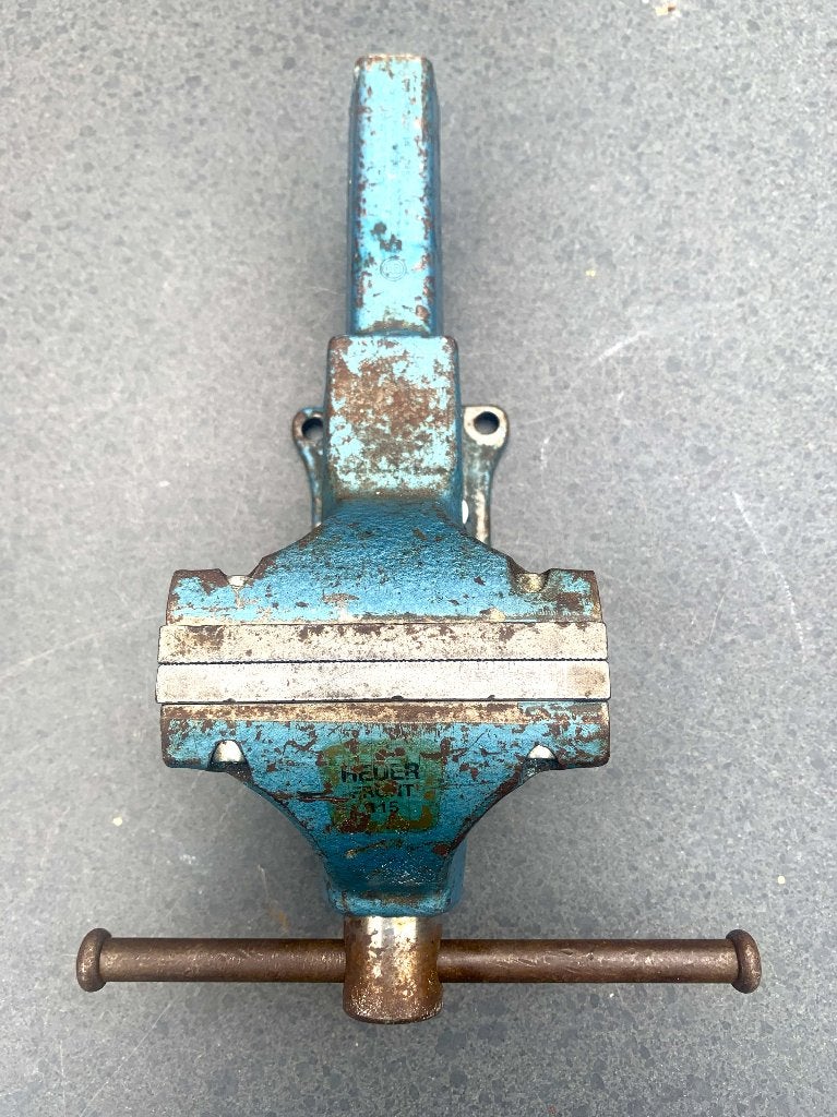 Heuer Front bankschroef., Ophalen of Verzenden, Gebruikt, Bankschroef