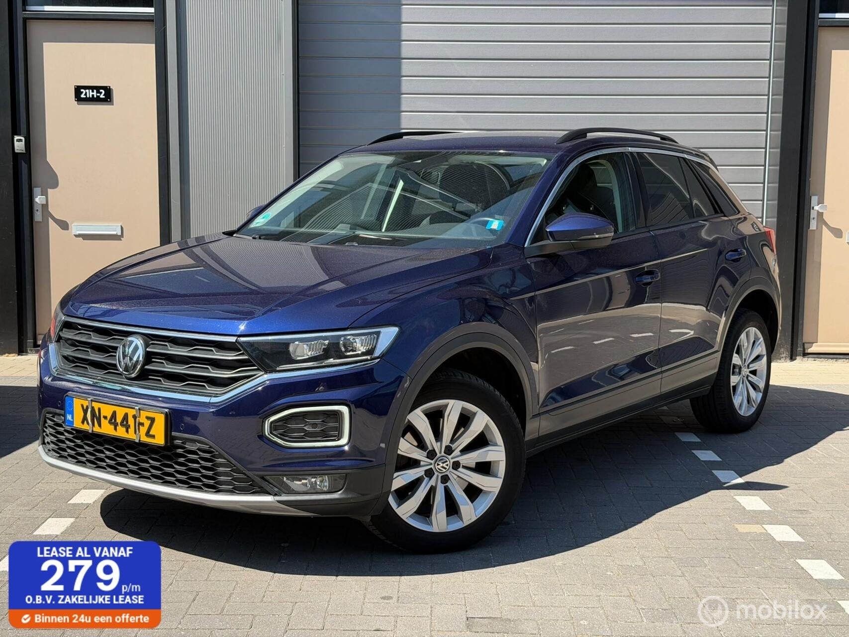 Volkswagen T-Roc 1.5 TSI | Led | Winter | ACC | Lane | Sport, Auto's, Volkswagen, Euro 6, 4 cilinders, 150 pk, Blauw