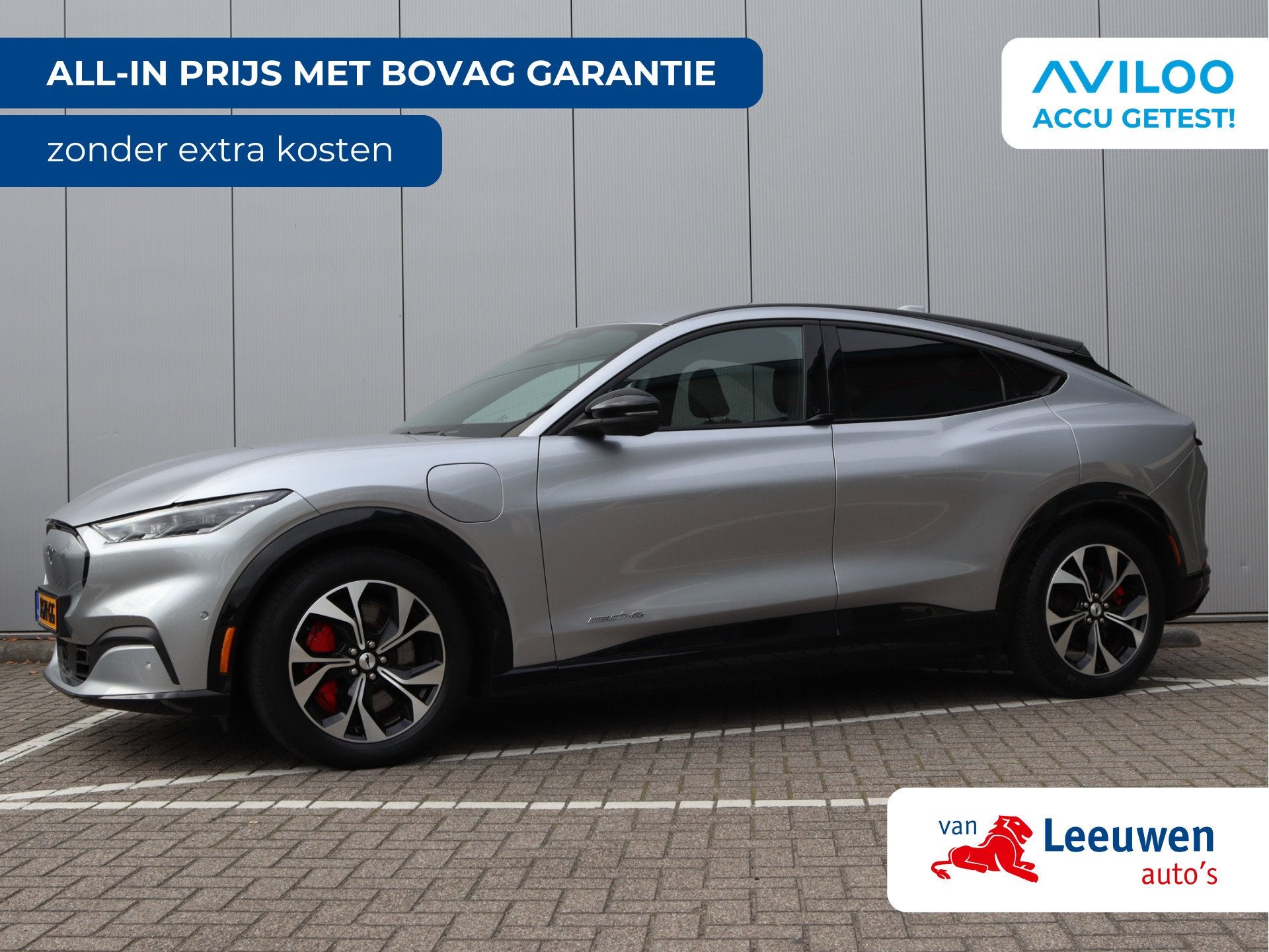 Ford Mustang Mach-E AWD 75 kWh | Trekhaak | SOH 92,3% | B&O, Auto's, 12 maanden, Gebruikt, 31 min, Mustang