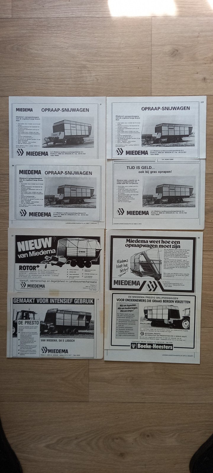 R2 : Miedema advertenties., Ophalen of Verzenden, 1920 tot 1940, Tijdschrift