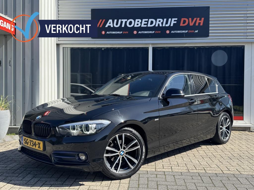 BMW 1-serie 118i Sport | Nw. APK | Stoelverw. | Camera | NAP, 136 pk, Gebruikt, Zwart, Origineel Nederlands