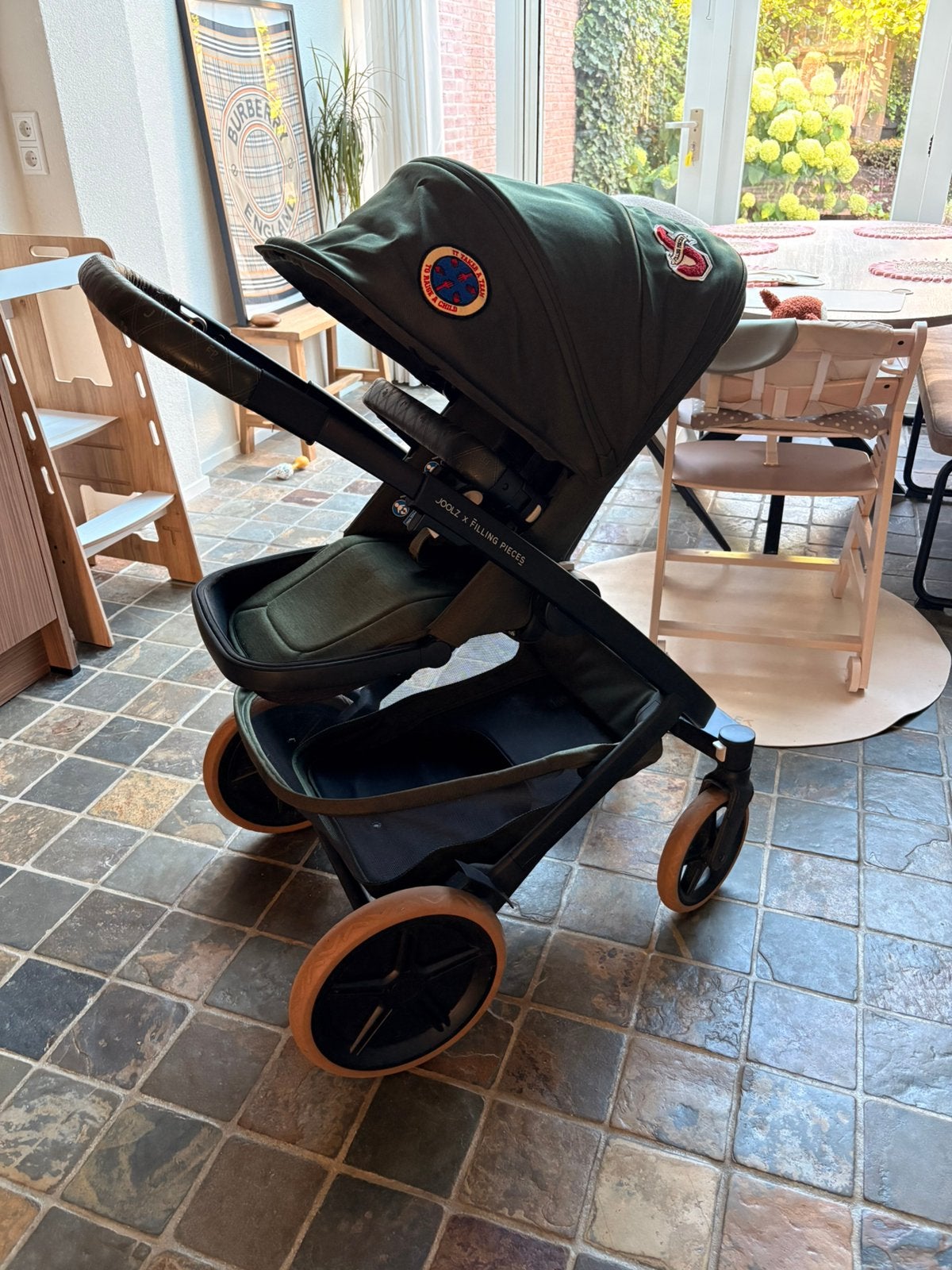 Kinderwagen, Gebruikt, Verstelbare duwstang, Ophalen, Kinderwagen