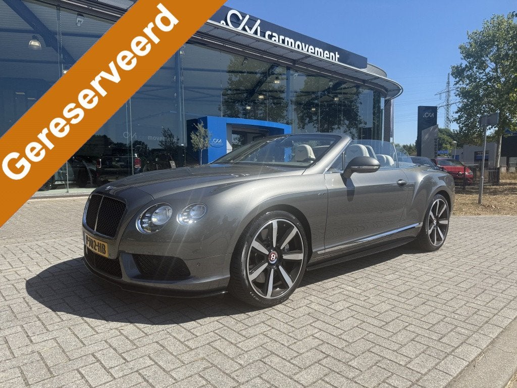 Bentley Continental GTC 4.0 V8S | Super staat! | Nek/stoelve, Auto's, Bentley, Automaat, Euro 5, Gebruikt, 8 cilinders