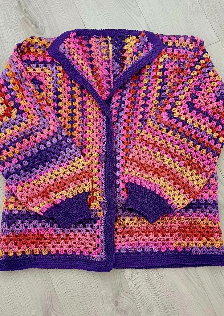 NIEUW zelf handgemaakt hexagon vest in maat XL, Overige kleuren, Made by Me, Maat 46/48 (XL) of groter, Nieuw