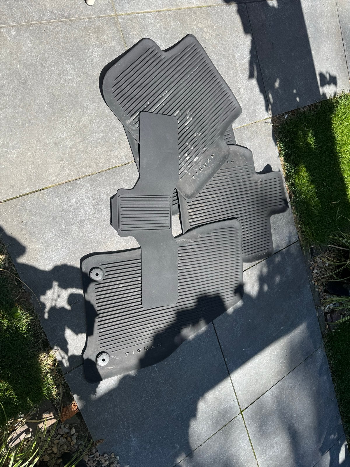 Originele VW Tiguan rubberen automatten (set van 4), Ophalen of Verzenden, Gebruikt