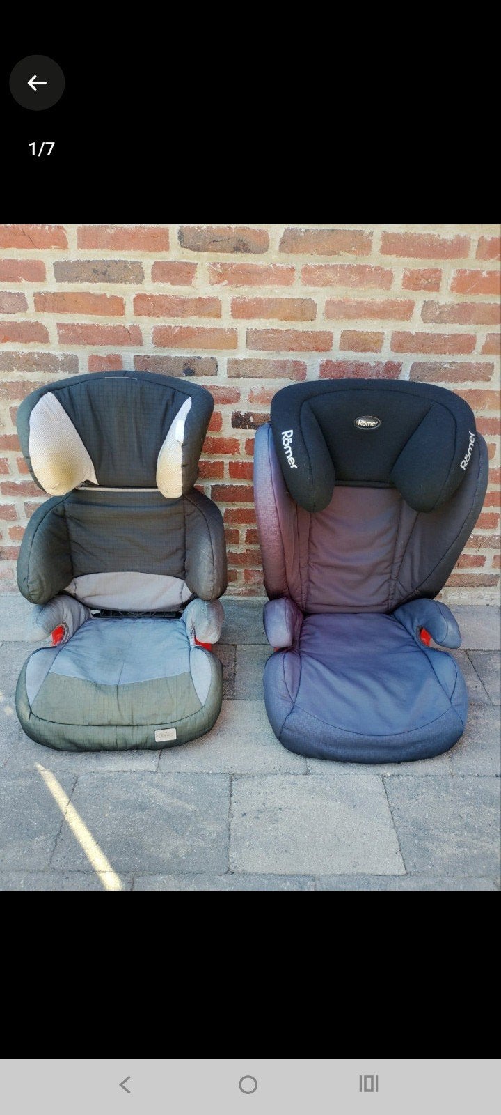 2 x Romer Kinder Autostoelen GRATIS, Kinderen en Baby's, Autostoeltjes, Ophalen, Romer, 15 t/m 36 kg, Verstelbare rugleuning