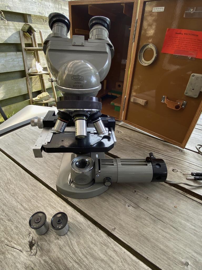 Olympus Model E binoculair met polarisatie mogelijkheid, Audio, Tv en Foto, Optische apparatuur | Microscopen, Ophalen, Refurbished