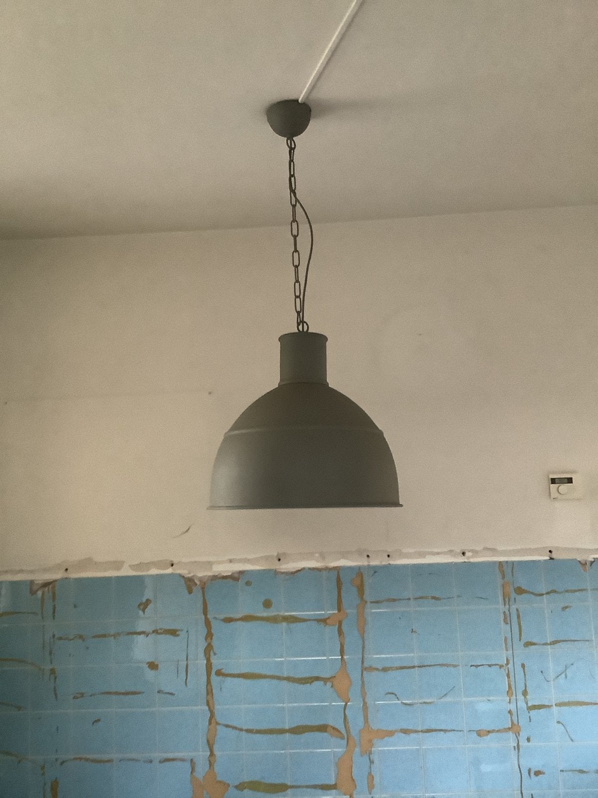Keukenlamp grijs, Huis en Inrichting, Ophalen, Zo goed als nieuw