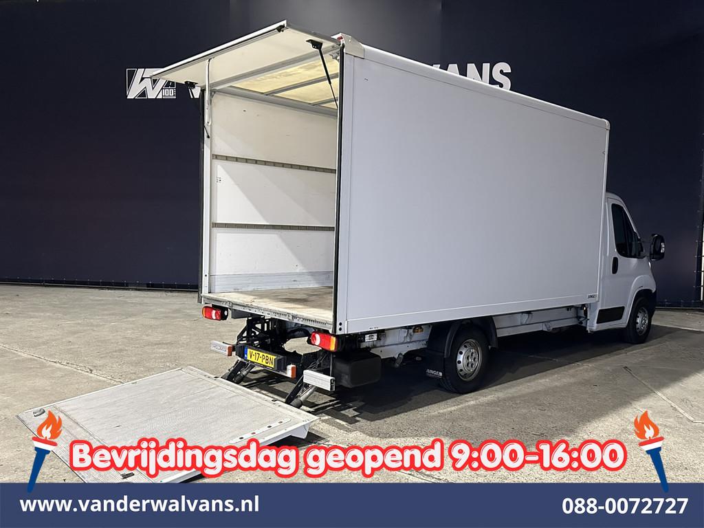Peugeot Boxer 2.2 BlueHDi 141pk Bakwagen 436cm Lang Laadklep, Auto's, Bestelauto's, Voorwielaandrijving, Stof, Gebruikt, 4 cilinders