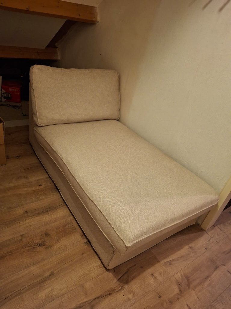 Ikea KIVIK chaise longue, Huis en Inrichting, Ophalen, Hout, Gebruikt, Minder dan 150 cm
