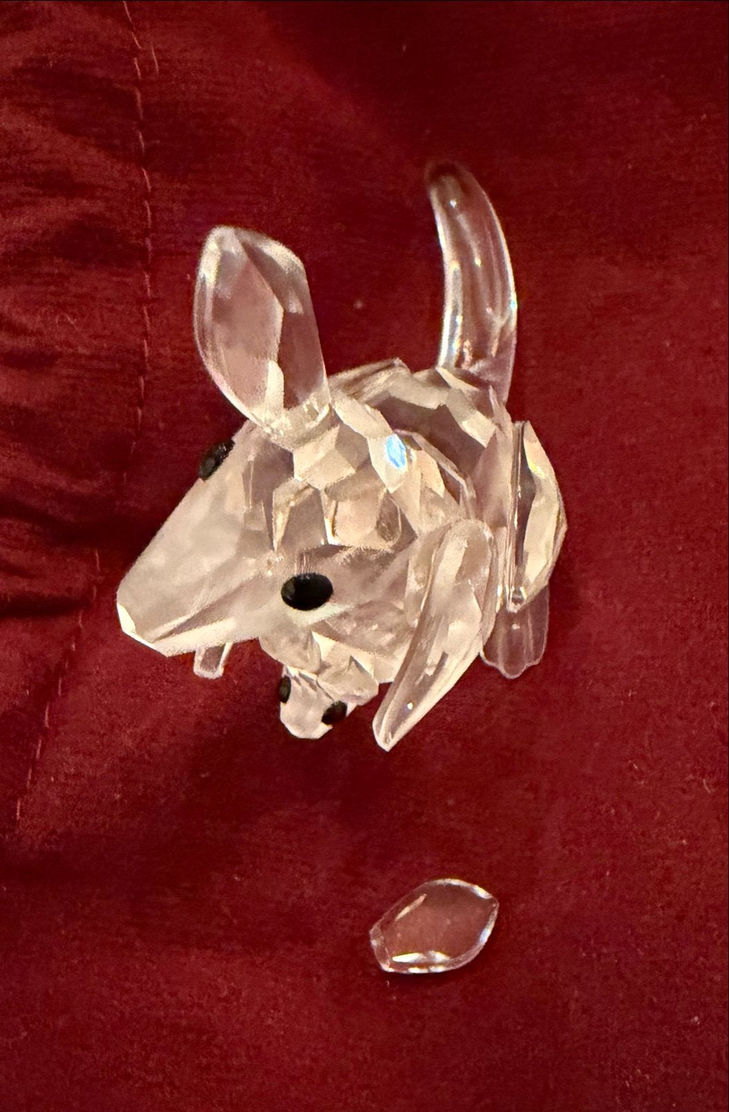 Swarovski Kristallen Kangoeroe en Muis - Zo goed als nieuw, Ophalen of Verzenden, Zo goed als nieuw, Figuurtje