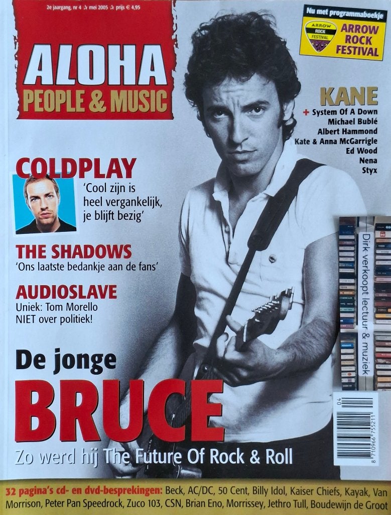 Aloha People & Music nr 4, 2005; Bruce Springsteen, Coldplay, Ophalen of Verzenden, Zo goed als nieuw, Boek, Tijdschrift of Artikel