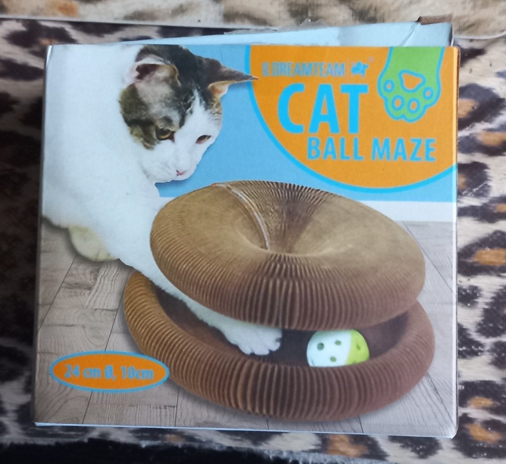 Leuk kattenspeeltje Cat ball maze, Ophalen of Verzenden, Zo goed als nieuw, Overig speelgoed