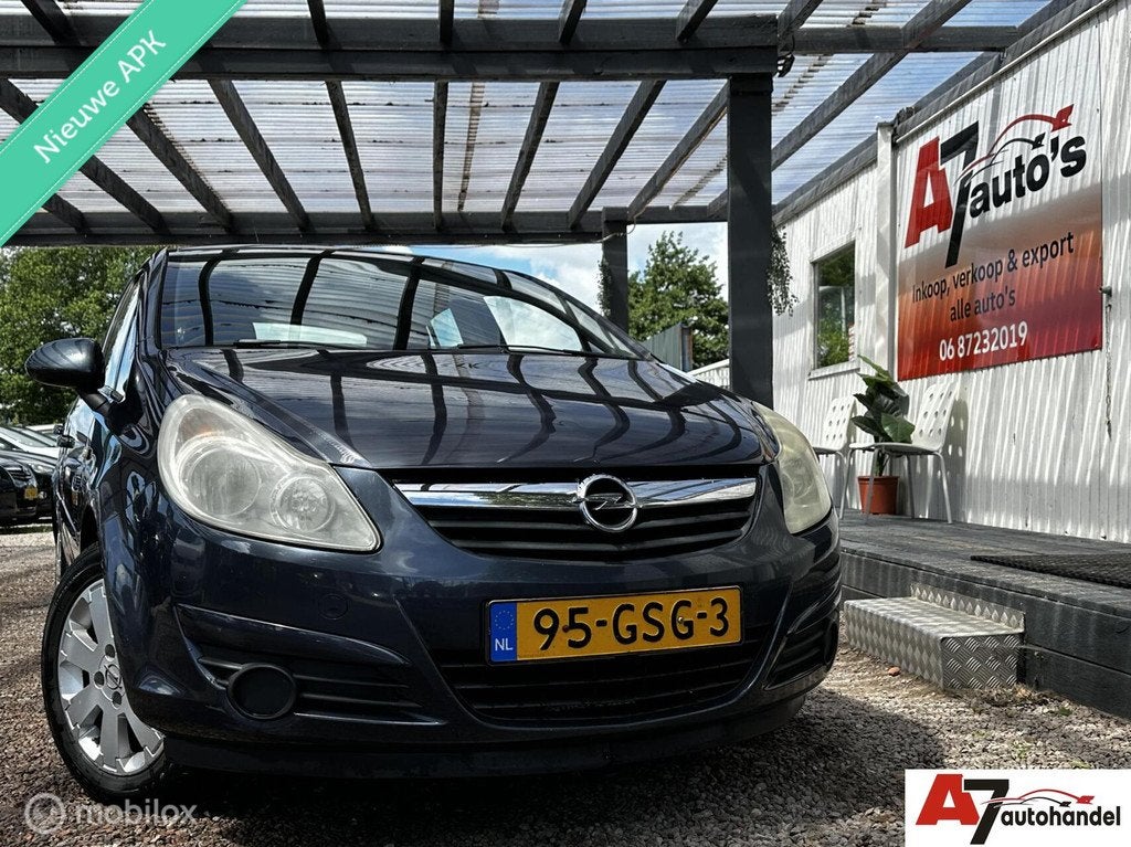 Opel Corsa 1.2-16V Enjoy Nieuwe APK, Auto's, Opel, Bedrijf, Te koop, Corsa, ABS, Airbags, Airconditioning, Alarm, Centrale vergrendeling