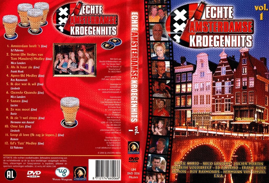 Echte Amsterdamse kroegenhits, vol. 1, Cd's en Dvd's, Alle leeftijden, Ophalen of Verzenden, Zo goed als nieuw