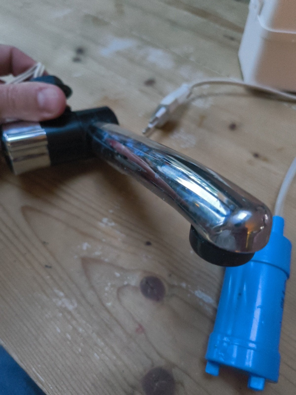 Kraan met pompje voor Jamet vouwwagen keukentje, Ophalen of Verzenden, Gebruikt