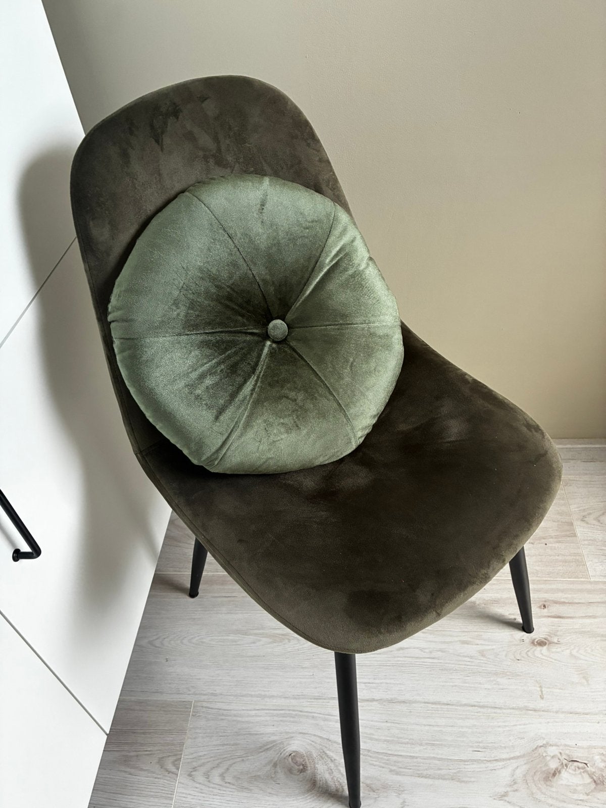 2 eetkamerstoelen donker groen, Ophalen, Zo goed als nieuw, Overige kleuren, Twee