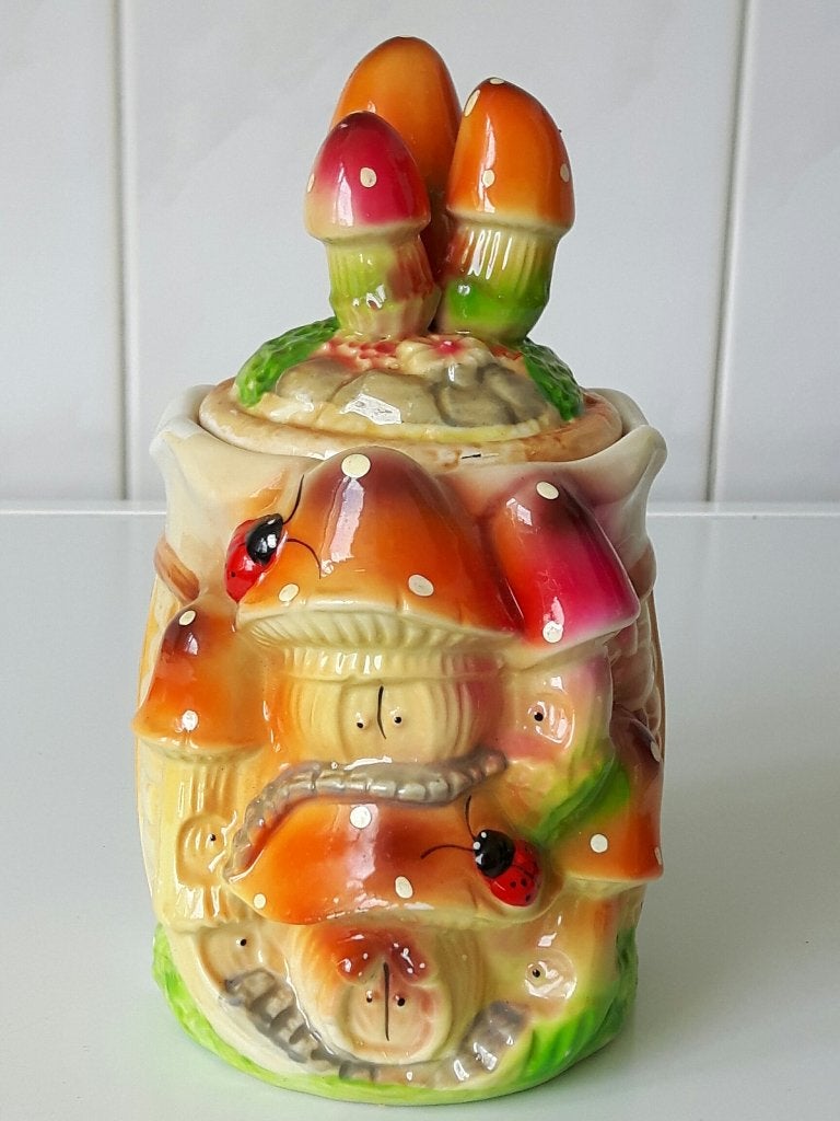 Keramische Paddenstoelenpot Katerina Ceramics '70tiger jaren, Ophalen of Verzenden