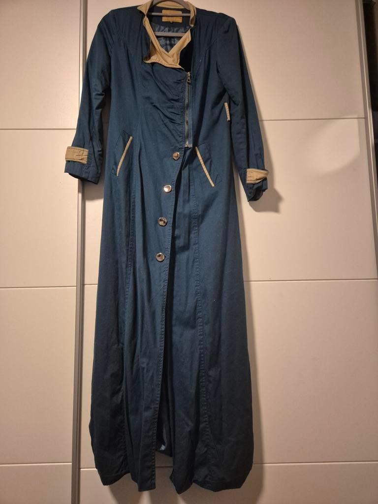 Blauwe abaya - Maat L, Ophalen of Verzenden, Gedragen, Maat 42/44 (L), Blauw