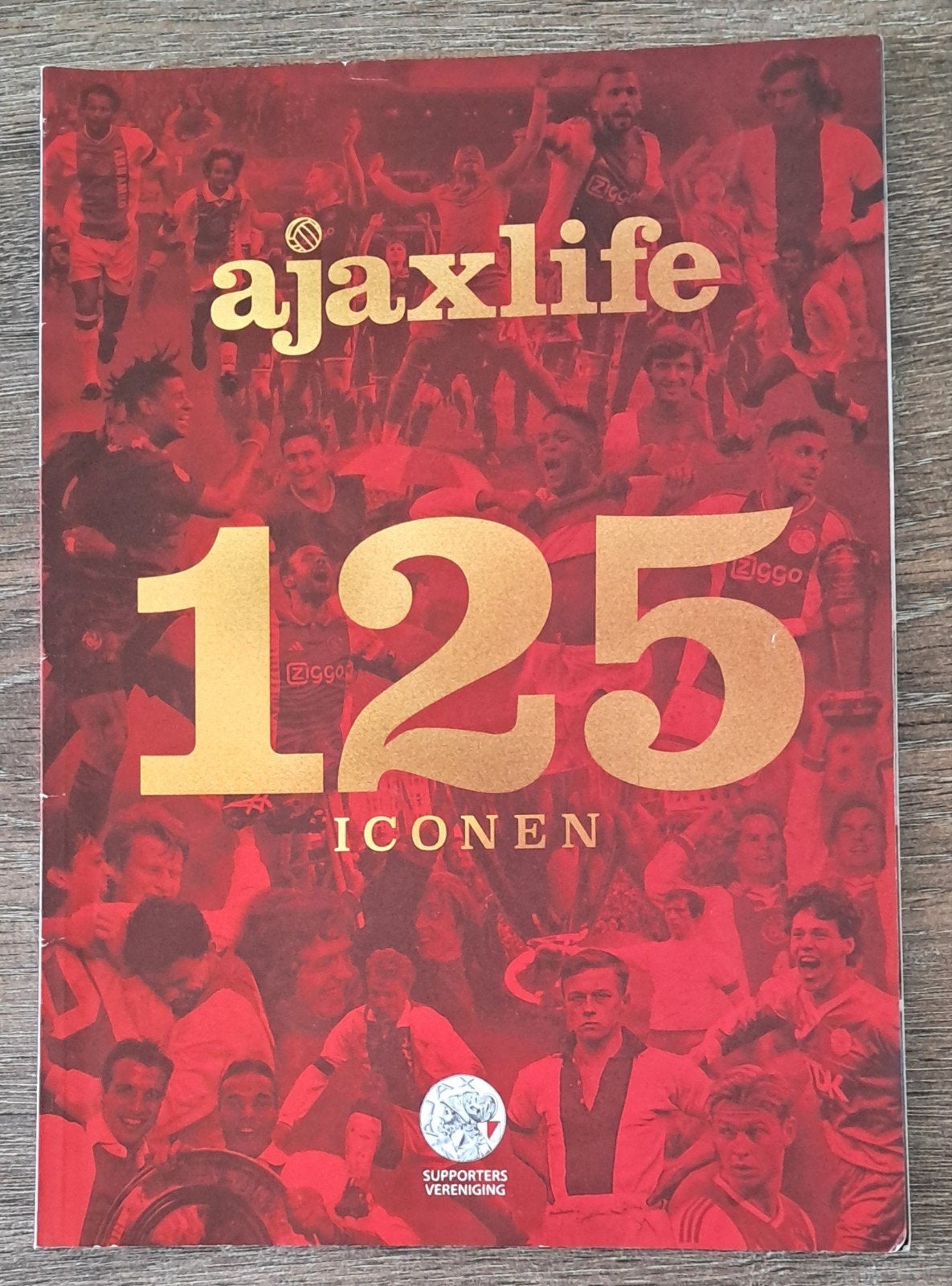 Ajaxlife 125 Iconen, Verzamelen, Ophalen of Verzenden, Zo goed als nieuw, Ajax, Boek of Tijdschrift