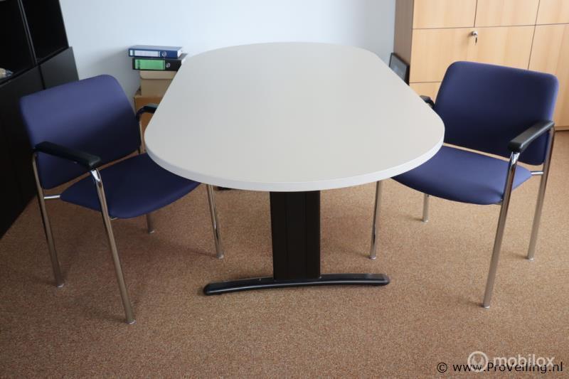 Online Veiling: Vergadertafel incl. 4 stoelen, Gebruikt
