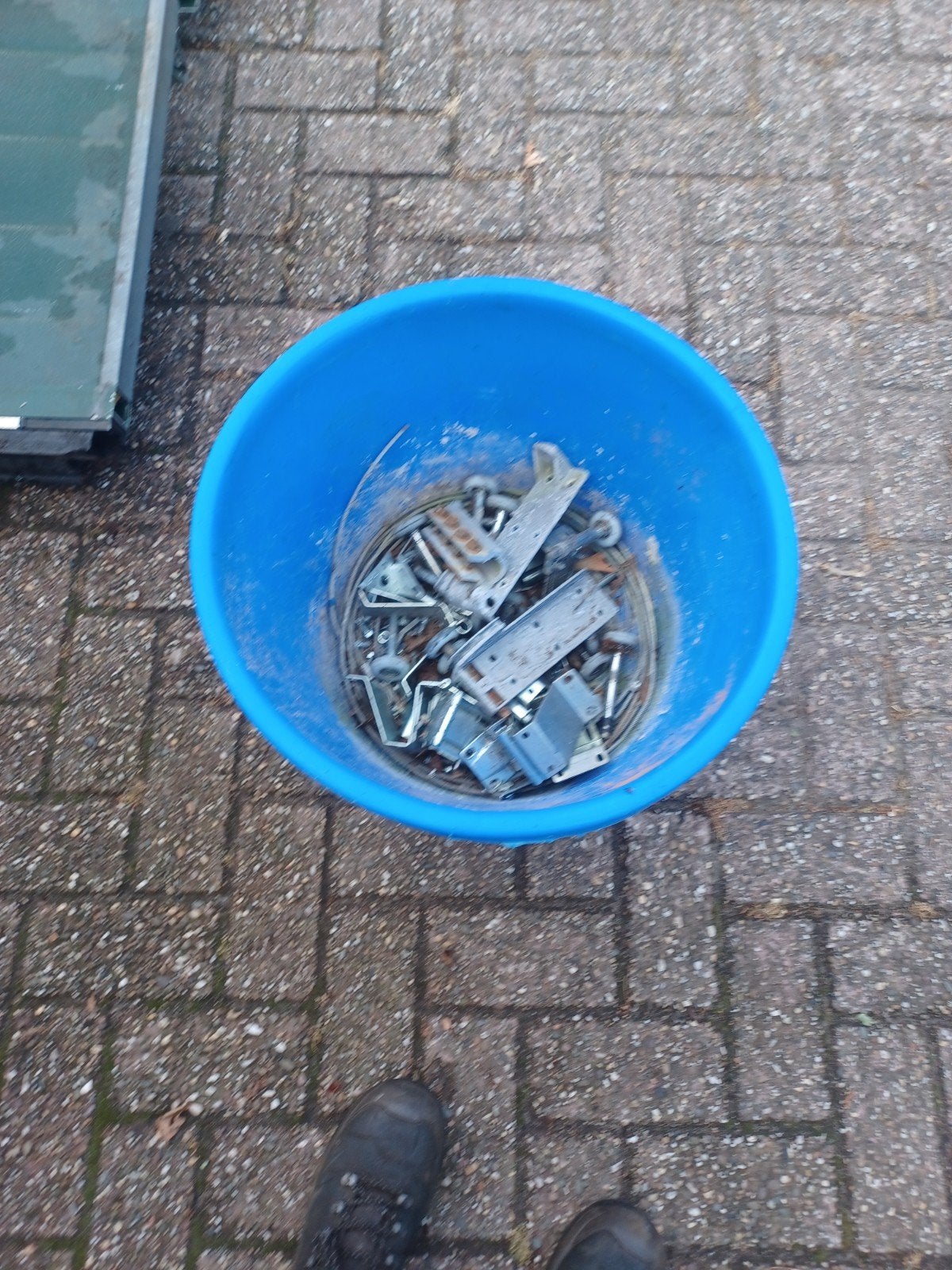 Overheaddeur, Doe-het-zelf en Verbouw, Metalen, Ophalen, Gebruikt, IJzer