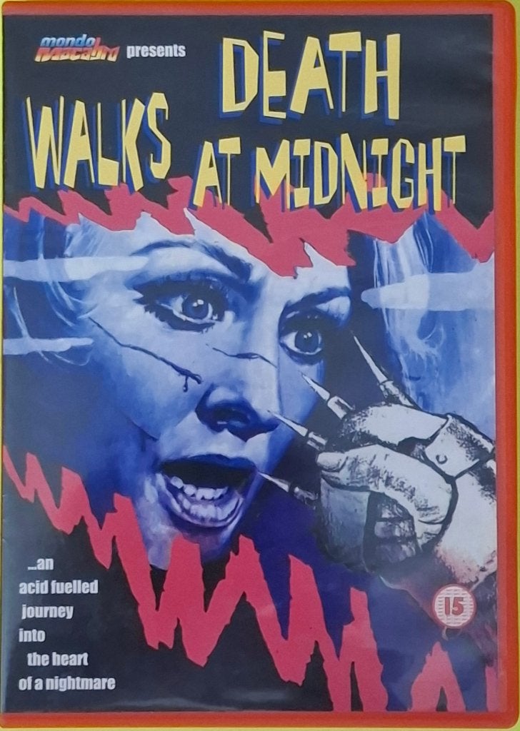 Death Walks at Midnight - DVD - Mondo Macabro MMD107, Giallo, Engels, Vanaf 16 jaar, Bonusmateriaal