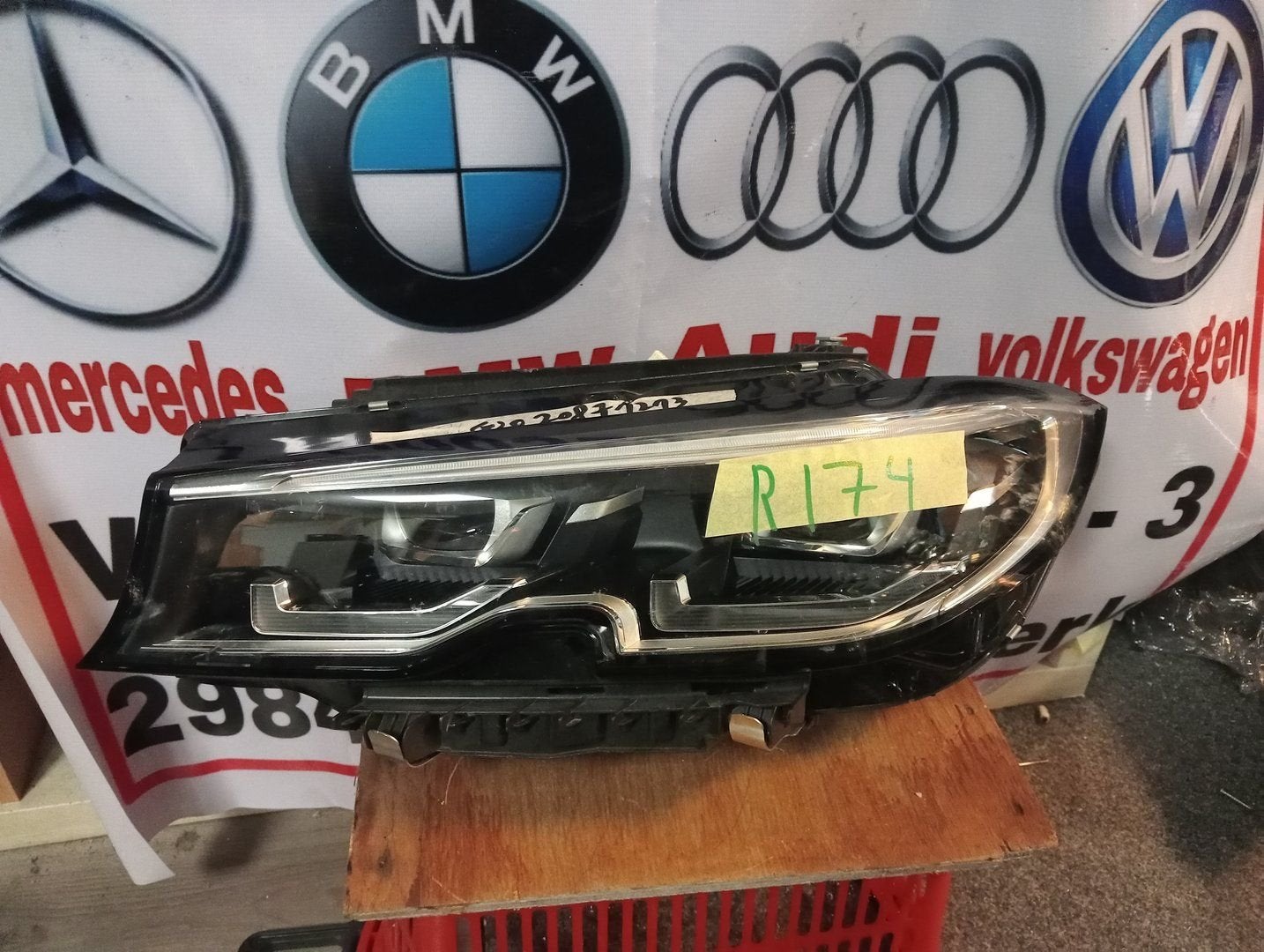 BMW 3 Serie G20 G28 koplamp Links Voor 5A1DB45-02, Gebruikt, -, -, Ophalen of Verzenden
