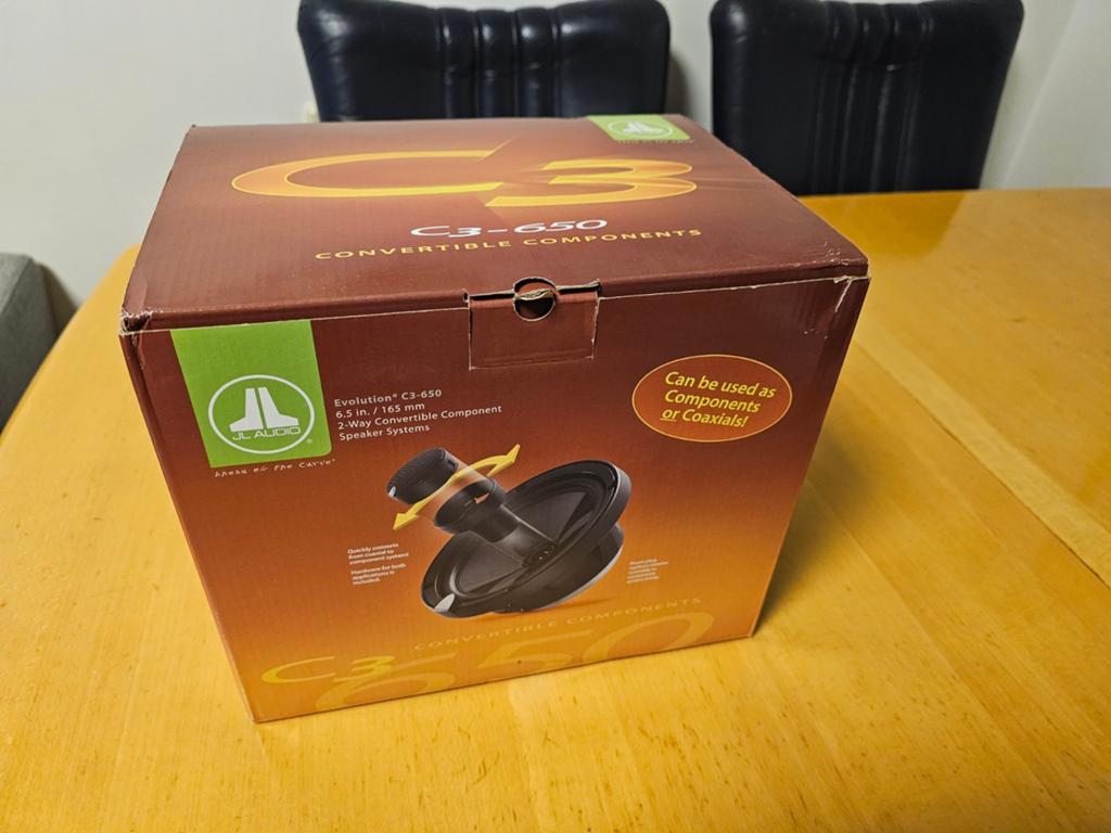 JL Audio C3-650 Convertible Component Luidsprekersysteem, Ophalen of Verzenden, Nieuw