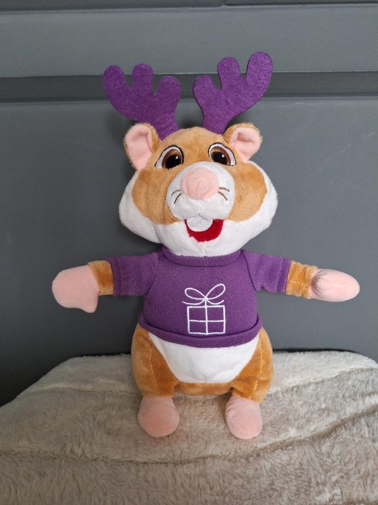 AH hamster paars rendier, Ophalen of Verzenden, Zo goed als nieuw, Overige typen, Albert Heijn