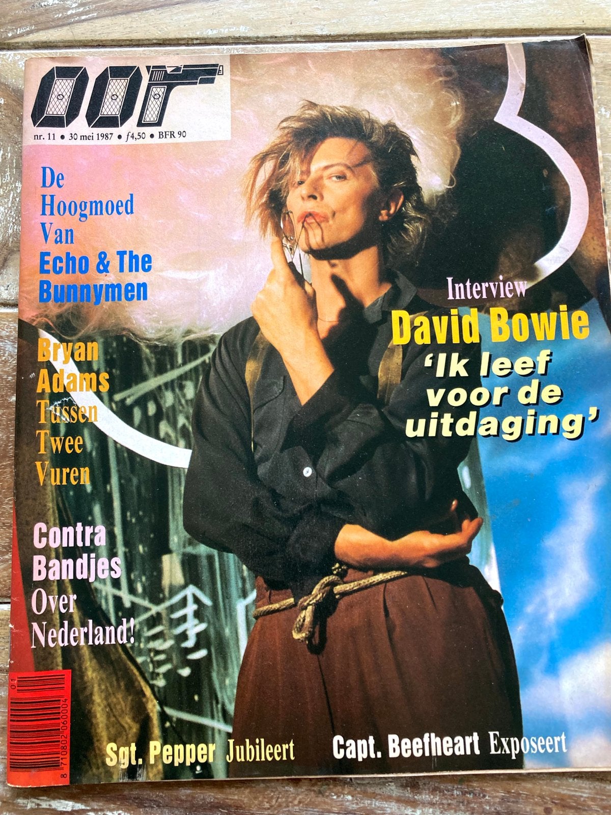 OOR Magazine 1987 DAVID BOWIE The Visitor THE MISSION, Ophalen of Verzenden, Zo goed als nieuw, Muziek, Film of Tv