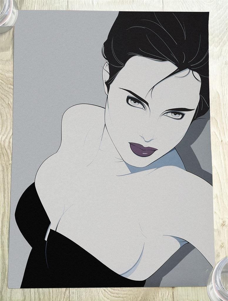 PATRICK NAGEL pin up kunst Poster affiche 80\'s, Verzenden, Nieuw, A1 t/m A3, Film en Tv