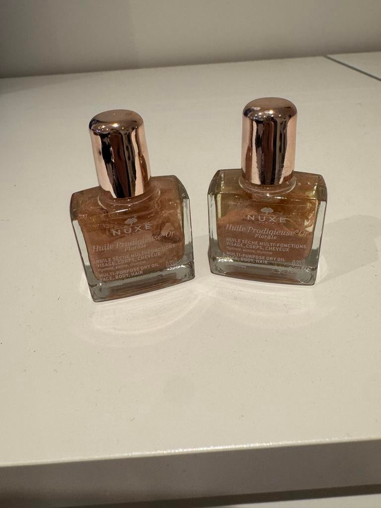 Nuxe Huile Prodigieuse Or Florale - 2x 10ml, Ophalen of Verzenden, Nieuw, Bodylotion, Crème of Olie