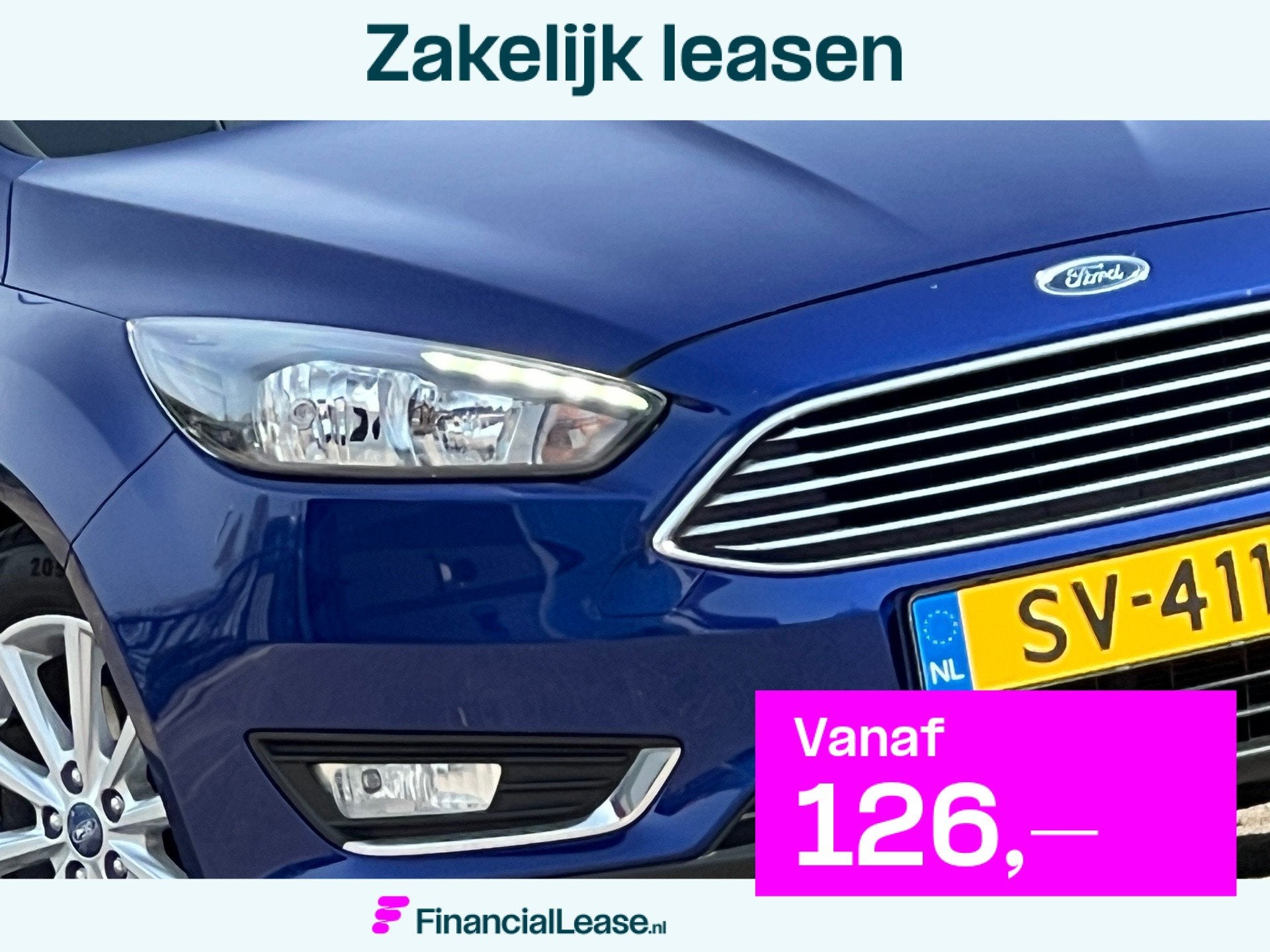 Ford Focus 1.0 Titanium - Deep Impact Blue - SYNC3/LED/Drive, Gebruikt, Blauw, 3 cilinders, Automatische klimaatregeling