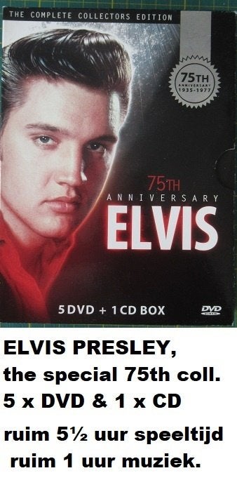 ELVIS PRESLEY, splinternieuw 5 x DVD & 1 x CD box set, Alle leeftijden, Ophalen of Verzenden, Nieuw in verpakking