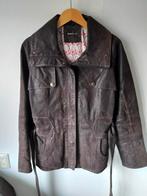 Mooie leren/suède jas, Kleding | Dames, Jassen | Winter, Bruin, Arma, Maat 42/44 (L), Ophalen of Verzenden