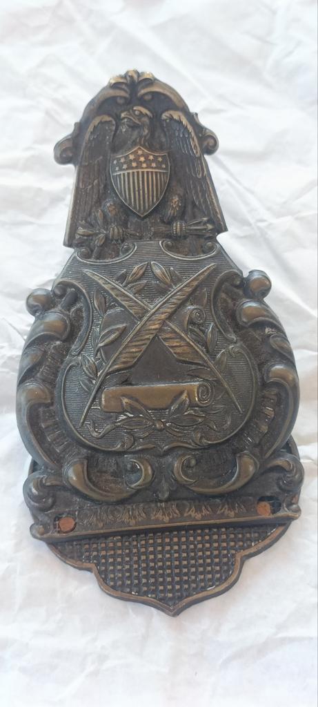 Antieke Amerikaanse Postklip 1870 - W. Dowler, Antiek en Kunst, Antiek | Woonaccessoires, Ophalen of Verzenden