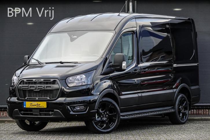 Ford Transit L2H2 | 165Pk A8 Aut. | Raptor Edition | 2x Schu, Auto's, Bestelauto's, Bedrijf, Te koop, ABS, Achteruitrijcamera