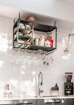 Moet weg! Hangkast / Glazenkast - Stijlvolle Opbergoplossing, Huis en Inrichting, Kasten | Wandmeubels, Ophalen, Gebruikt, Minder dan 150 cm