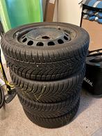 Winterbanden met stalen velg 205/55R16, Auto-onderdelen, Banden en Velgen, Ophalen, Gebruikt, 15 inch, Banden en Velgen